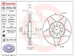 BREMBO 09.7010.76