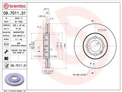 BREMBO 09.7011.31