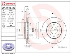 BREMBO 09.7043.20