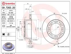 BREMBO 09.7263.20