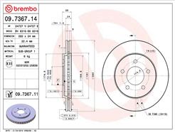 BREMBO 09.7367.14