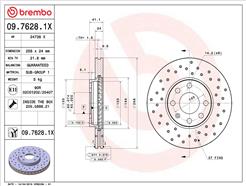 BREMBO 09.7628.1X