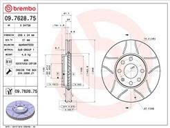 BREMBO 09.7628.75