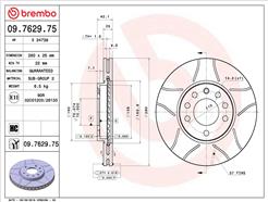 BREMBO 09.7629.75