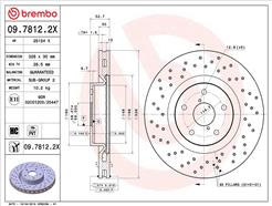 BREMBO 09.7812.2X