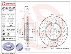 BREMBO 09.8304.2X