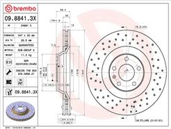 BREMBO 09.8841.3X