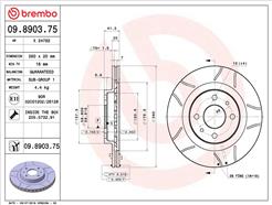 BREMBO 09.8903.75