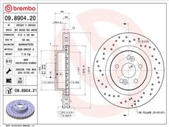 BREMBO 09.8904.21