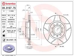 BREMBO 09.9167.75