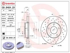 BREMBO 09.9464.2X