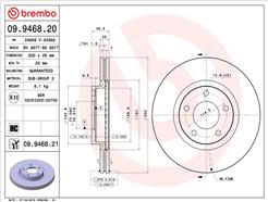 BREMBO 09.9468.21