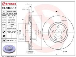 BREMBO 09.9481.11