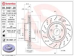 BREMBO 09.9481.21