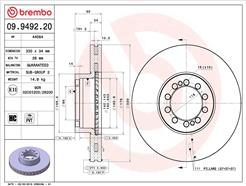 BREMBO 09.9492.20