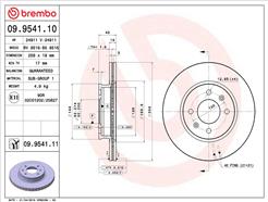 BREMBO 09.9541.11