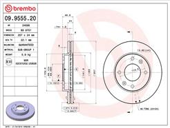 BREMBO 09.9555.20