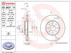 BREMBO 09.9631.14