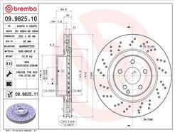 BREMBO 09.9825.11