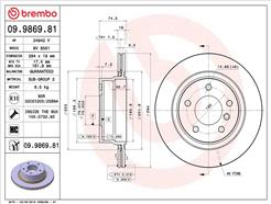 BREMBO 09.9869.81