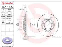 BREMBO 09.A145.10