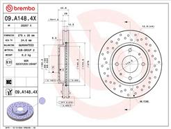 BREMBO 09.A148.4X