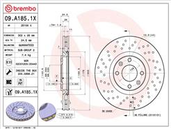 BREMBO 09.A185.1X