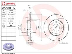 BREMBO 09.A258.10