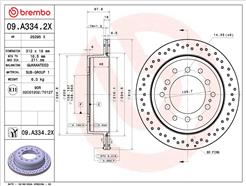 BREMBO 09.A334.2X