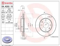 BREMBO 09.A352.10