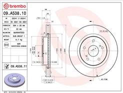 BREMBO 09.A538.11