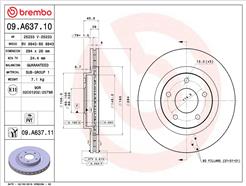 BREMBO 09.A637.11