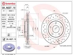 BREMBO 09.A637.1X