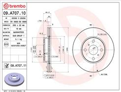 BREMBO 09.A707.11