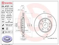 BREMBO 09.A727.11