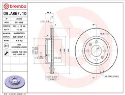 BREMBO 09.A867.10