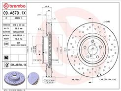 BREMBO 09.A870.1X