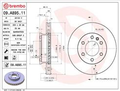 BREMBO 09.A895.11