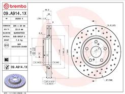 BREMBO 09.A914.1X