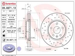 BREMBO 09.A971.1X