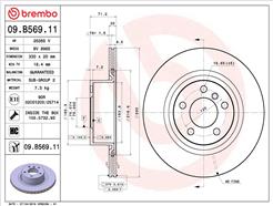 BREMBO 09.B569.11
