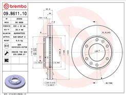 BREMBO 09.B611.10