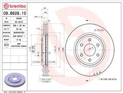 BREMBO 09.B628.10