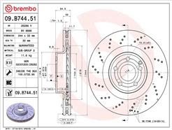 BREMBO 09.B744.51