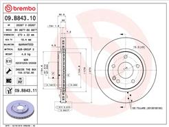 BREMBO 09.B843.11