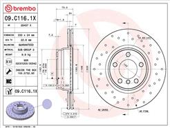 BREMBO 09.C116.1X