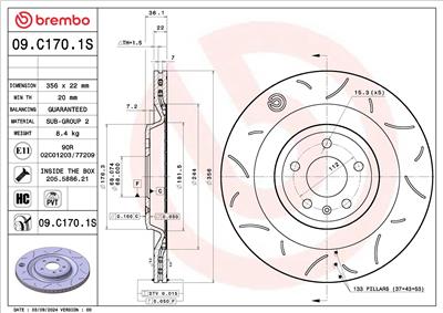 BREMBO 09.C170.1S
