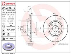 BREMBO 09.C285.11