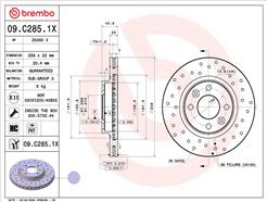 BREMBO 09.C285.1X