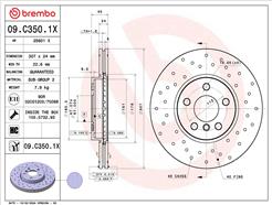 BREMBO 09.C350.1X